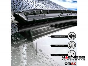 Alfa Romeo Stelvio Windshield Wipers - Front+Rear Set - Premium